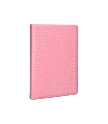 Agenda encuadernada liderpapel icaria a5 2025 dia pagina color rosa papel 70 gr