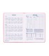 Agenda encuadernada liderpapel icaria a5 2025 dia pagina color rosa papel 70 gr