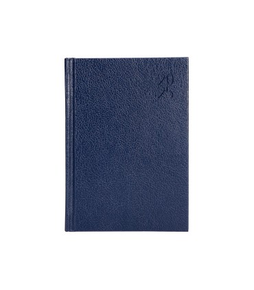 Agenda encuadernada liderpapel corfu a4 2025 dia pagina azul papel 60 gr