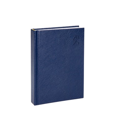 Agenda encuadernada liderpapel corfu a4 2025 dia pagina azul papel 60 gr