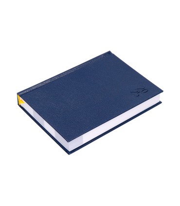 Agenda encuadernada liderpapel corfu a4 2025 dia pagina azul papel 60 gr