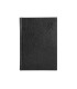 Agenda encuadernada liderpapel corfu a4 2025 dia pagina negro papel 60 gr