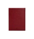 Agenda encuadernada liderpapel corfu a6 2025 dia pagina color rojo papel 60 gr