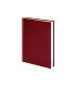 Agenda encuadernada liderpapel corfu a6 2025 dia pagina color rojo papel 60 gr