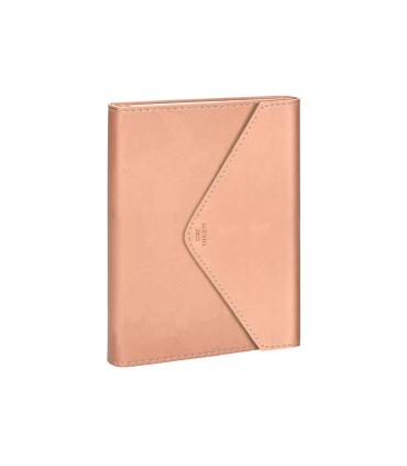 Agenda encuadernada liderpapel psara a5 2025 dia pagina color rosa nude papel 70 gr