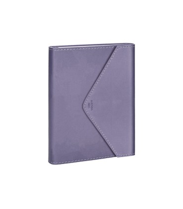 Agenda encuadernada liderpapel psara a5 2025 dia pagina color violeta papel 70 gr