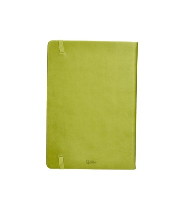 Agenda encuadernada liderpapel mykonos a5 2025 dia pagina color verde claro papel 70 gr