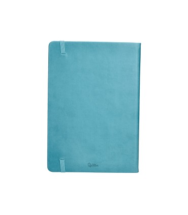 Agenda encuadernada liderpapel mykonos a5 2025 dia pagina light color azul papel 70 gr