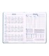 Agenda encuadernada liderpapel mykonos a5 2025 dia pagina light color azul papel 70 gr