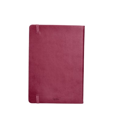 Agenda encuadernada liderpapel mykonos a5 2025 dia pagina color rosa buganvilla papel 70 gr