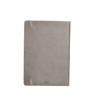 Agenda encuadernada liderpapel mykonos a5 2025 dia pagina color gris papel 70 gr