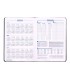 Agenda encuadernada liderpapel mykonos a5 2025 dia pagina color negro papel 70 gr