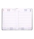 Agenda encuadernada liderpapel mykonos a5 2025 dia pagina color negro papel 70 gr