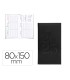 Agenda encuadernada liderpapel creta 80 x 150 2025 dia pagina color negro papel 70 gr