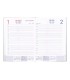 Agenda encuadernada liderpapel creta 170 x 240 2025 dia pagina color gris papel 70 gr