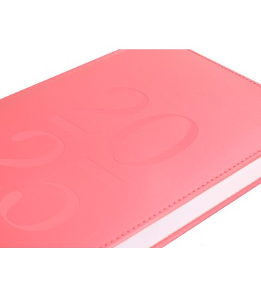 Agenda encuadernada liderpapel creta 170 x 240 2025 dia pagina color rosa papel 70 gr