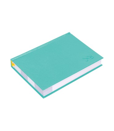 Agenda encuadernada liderpapel corfu a5 2025 semana vista color verde menta papel 60 gr