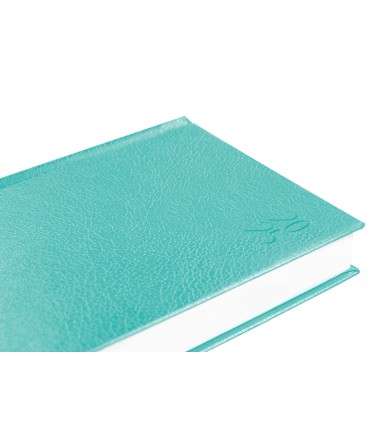 Agenda encuadernada liderpapel corfu a5 2025 semana vista color verde menta papel 60 gr