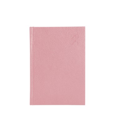 Agenda encuadernada liderpapel corfu a5 2025 dia pagina color rosa nude papel 60 gr