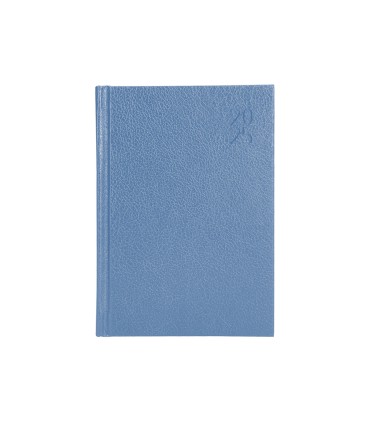 Agenda encuadernada liderpapel corfu a5 2025 dia pagina color azul claro papel 60 gr