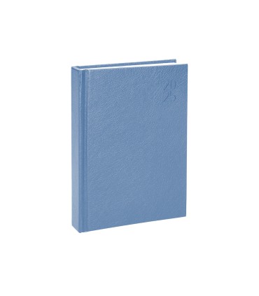 Agenda encuadernada liderpapel corfu a5 2025 dia pagina color azul claro papel 60 gr