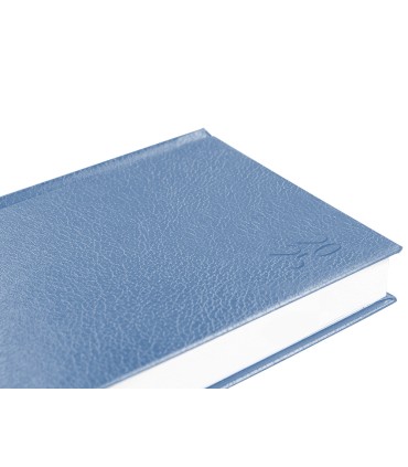 Agenda encuadernada liderpapel corfu a5 2025 dia pagina color azul claro papel 60 gr