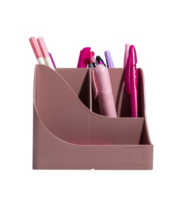 Organizador de sobremesa exacompta skandi color rosa viejo 155x119x109 mm