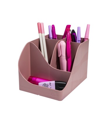 Organizador de sobremesa exacompta skandi color rosa viejo 155x119x109 mm