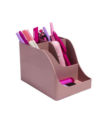 Organizador de sobremesa exacompta skandi color rosa viejo 155x119x109 mm