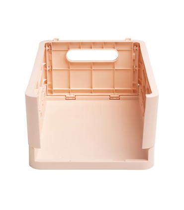 Caja plegable exacompta midi skandi polipropileno reciclado color nude 276x188x120 mm