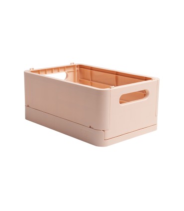 Caja plegable exacompta midi skandi polipropileno reciclado color nude 276x188x120 mm