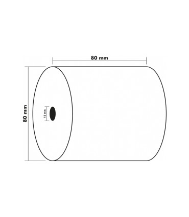 Rollo sumadora exacompta termico 80x80 mm 48 g m2 sin bpa