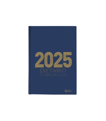 Agenda encuadernada liderpapel dietario 120 x 165 2025 dia pagina color azul papel 70 gr