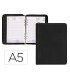 Agenda encuadernada liderpapel tarento a5 2025 dia pagina color negro papel 70 gr