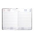 Agenda encuadernada liderpapel saria a5 2025 dia pagina color negro papel 70 gr