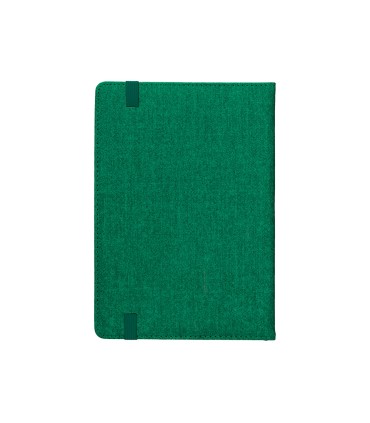 Agenda encuadernada liderpapel saria a5 2025 dia pagina color verde papel 70 gr