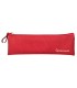 Bolso escolar liderpapel portatodo plano estrecho una cremallera 200x60 mm rojo