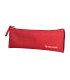 Bolso escolar liderpapel portatodo plano estrecho una cremallera 200x60 mm rojo