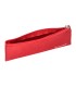 Bolso escolar liderpapel portatodo plano estrecho una cremallera 200x60 mm rojo