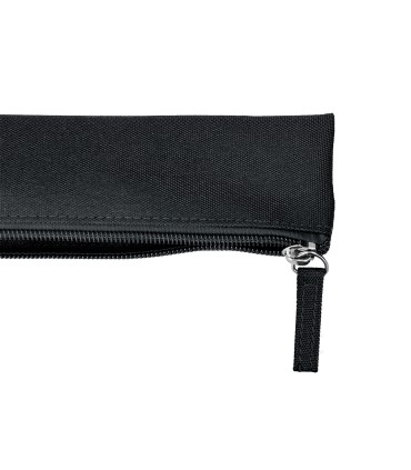 Bolso escolar liderpapel portatodo plano estrecho una cremallera 200x60 mm negro