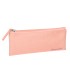 Bolso escolar liderpapel portatodo plano ancho una cremallera 200x100 mm rosa