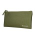 Bolso escolar liderpapel portatodo plano ancho una cremallera 200x100 mm verde militar