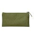 Bolso escolar liderpapel portatodo plano ancho una cremallera 200x100 mm verde militar