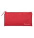 Bolso escolar liderpapel portatodo plano ancho una cremallera 200x100 mm rojo