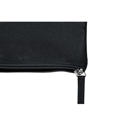 Bolso escolar liderpapel portatodo plano ancho una cremallera 200x100 mm negro