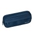 Bolso escolar liderpapel portatodo ovalado 2 cremalleras con bolsillo delantero 210x90 mm azul