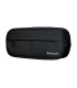 Bolso escolar liderpapel portatodo ovalado 2 cremalleras con bolsillo delantero 210x90 mm negro