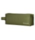 Bolso escolar liderpapel portatodo rectangular con asa 2 cremalleras 210x80 mm verde militar