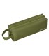 Bolso escolar liderpapel portatodo rectangular con asa 2 cremalleras 210x80 mm verde militar