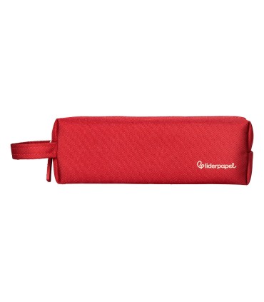 Bolso escolar liderpapel portatodo rectangular con asa 210x70 mm rojo